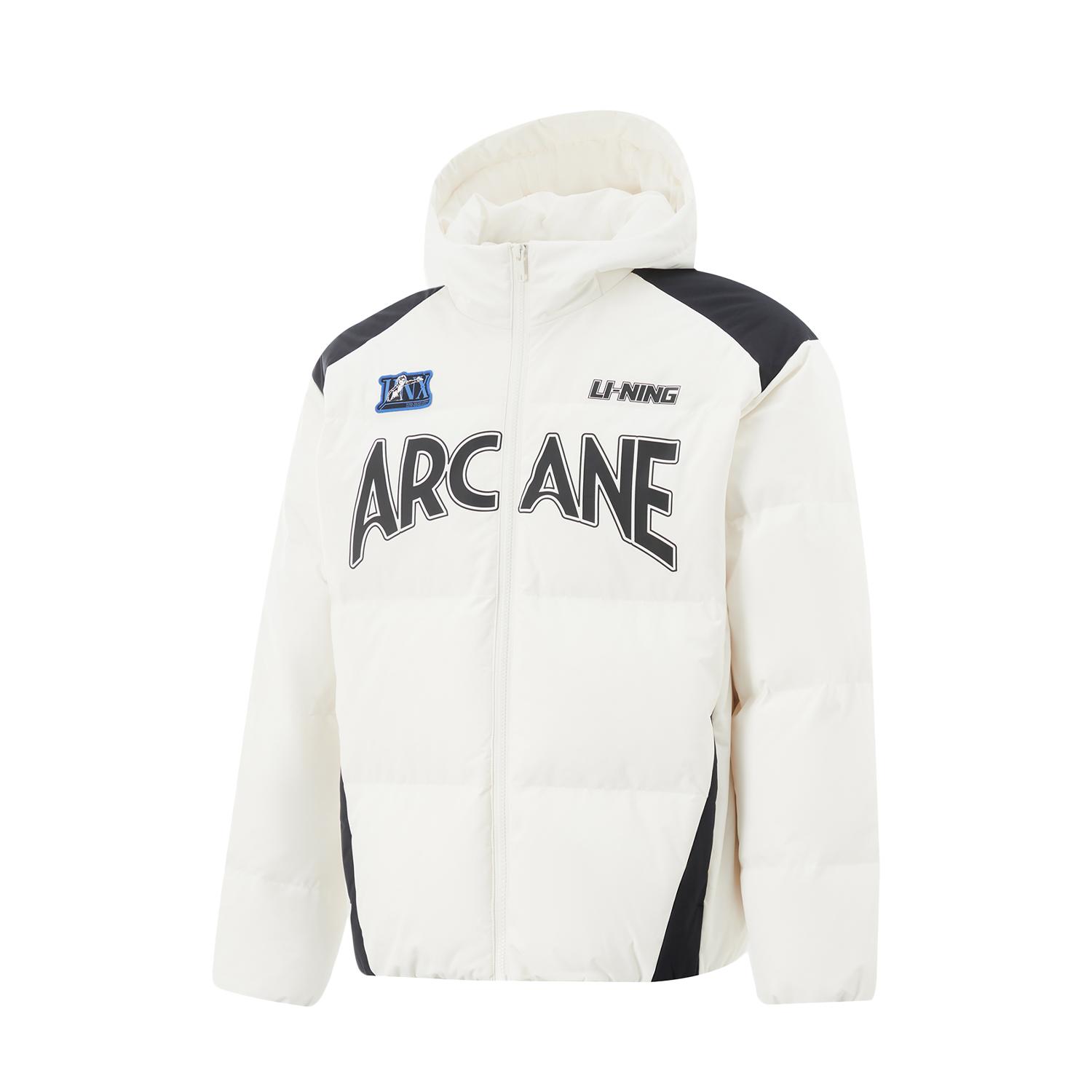 Li Ning X League Of Legends Collaboration Shattered City Series Color Block Letter Hooded Comfortable Short Down Jacket Unisex Outerwear AYMU717-1 2XL
Li Ning X League Of Legends Collaboration Shattered City Series Color Block Letter Hooded Comfortable Short Down Jacket Unisex Outerwear AYMU717-1 2XL