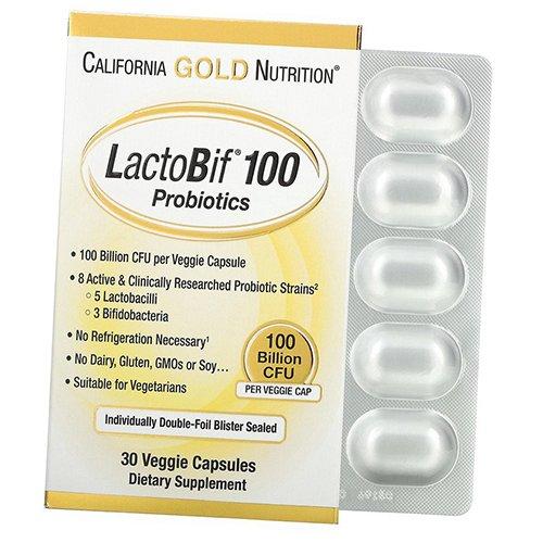 Пробиотики, LactoBif Probiotics 100 Billion, California Gold Nutrition 30вегкапс (69427003) 30vcaps
Пробиотики, LactoBif Probiotics 100 Billion, California Gold Nutrition 30вегкапс (69427003) 30vcaps