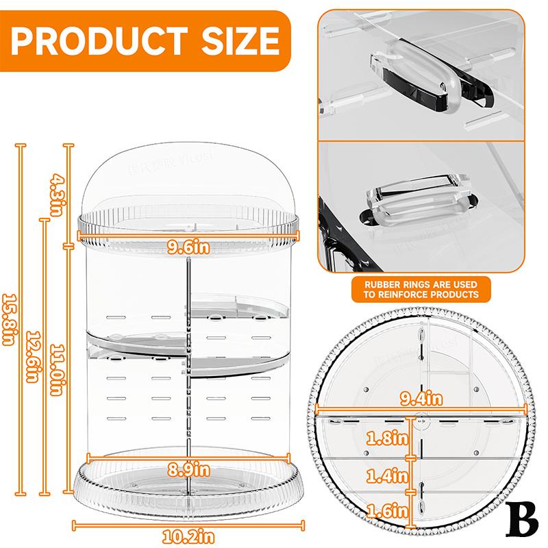 Вращающийся на 360 градусов органайзер для макияжа, регулируемый держатель для вращения макияжа, полка для хранения, вместительная полка для косметики, прочный
Вращающийся на 360 градусов органайзер для макияжа, регулируемый держатель для вращения макияжа, полка для хранения, вместительная полка для косметики, прочный
