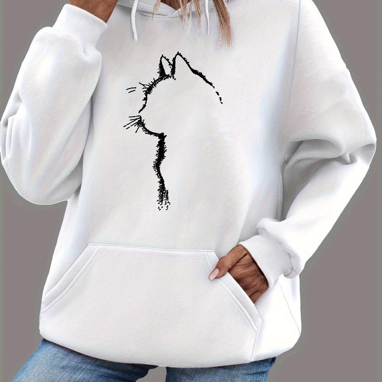 Women s Autumn and Winter Warm, Loose, Casual, Personalized Cat Pattern Printed Velvet Long Sleeved Hooded Sweatshirt XL
Women s Autumn and Winter Warm, Loose, Casual, Personalized Cat Pattern Printed Velvet Long Sleeved Hooded Sweatshirt XL