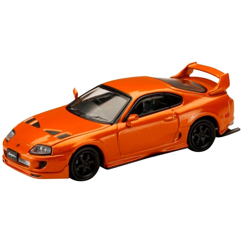 HJ64 1/64 toyota supra (JZA80) JDM custom version orange metallic Finished product
HJ64 1/64 toyota supra (JZA80) JDM custom version orange metallic Finished product