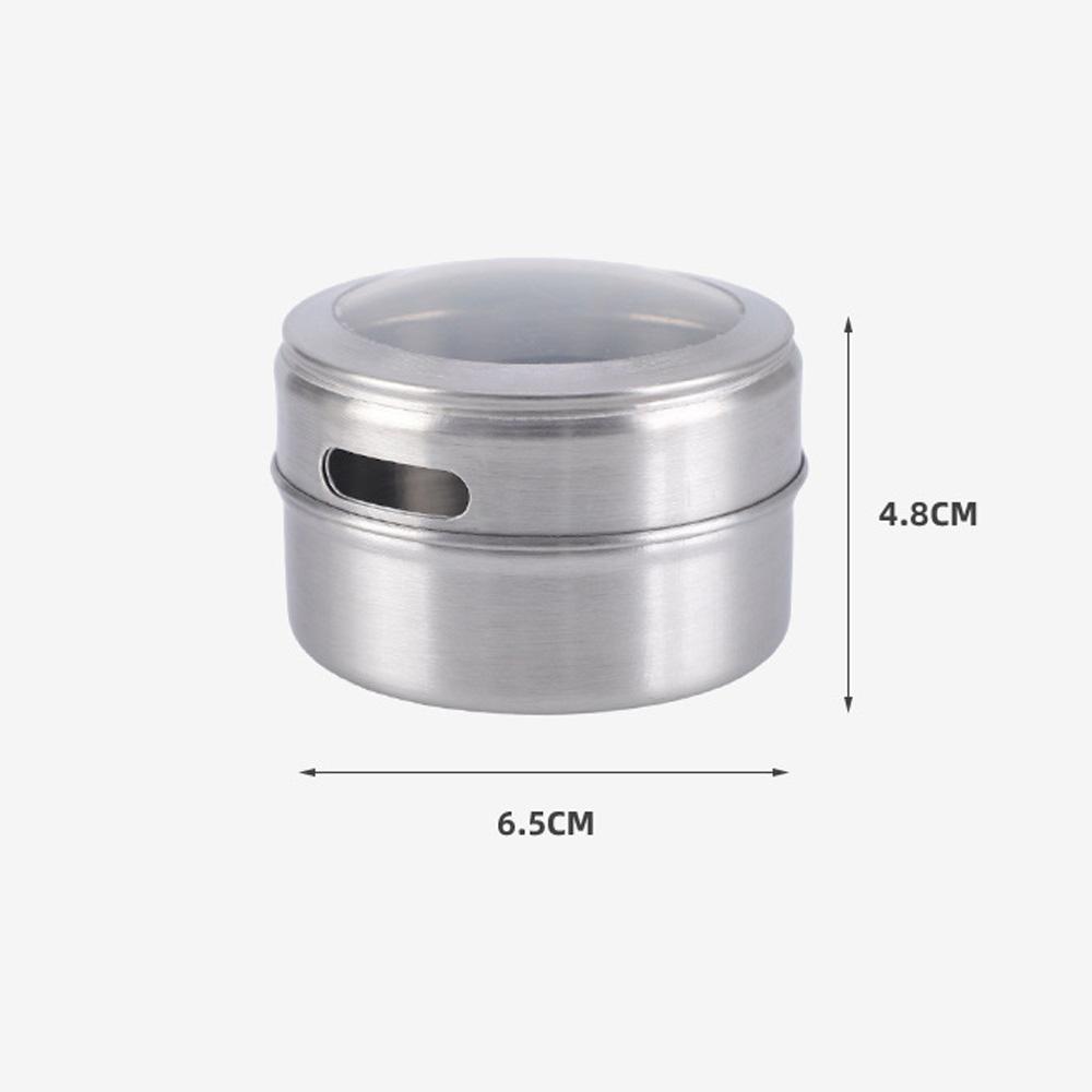 New Magnetic Spice Jars Steel Spice Tins Spice Seasoning Containers Clear Lid Sauce Seasoning Storage Kitchen Organization
New Magnetic Spice Jars Steel Spice Tins Spice Seasoning Containers Clear Lid Sauce Seasoning Storage Kitchen Organization