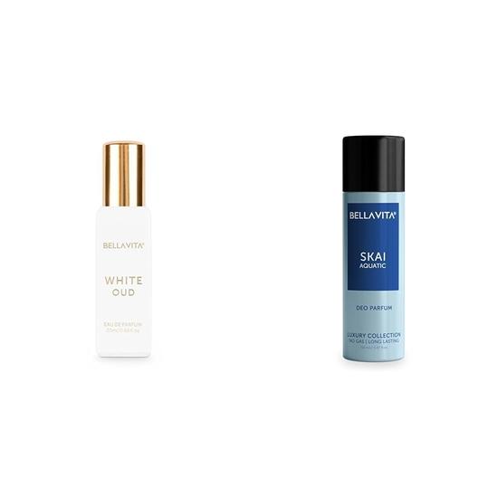 Bella Vita Luxury White Oud Unisex Eau De Parfum SKAI AQUATIC No Gas Deodorant Body Parfum для мужчин с бергамотом, ананасом, лавандой
Bella Vita Luxury White Oud Unisex Eau De Parfum SKAI AQUATIC No Gas Deodorant Body Parfum для мужчин с бергамотом, ананасом, лавандой