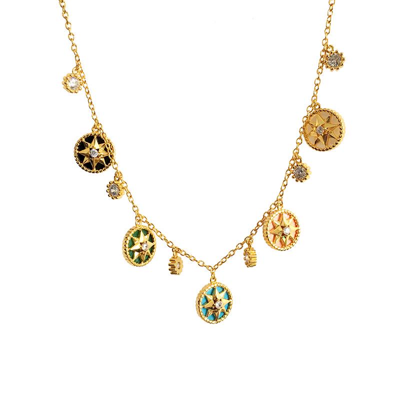 Восьмиугольное ожерелье-подвеска «Звездный взрыв» пяти цветов
Восьмиугольное ожерелье-подвеска «Звездный взрыв» пяти цветов