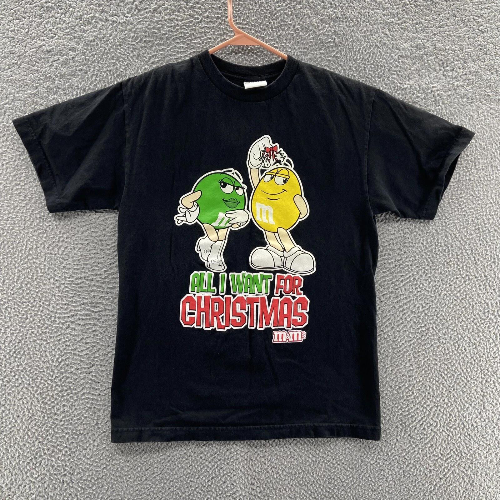 VINTAGE M&Ms T Shirt Men Medium Black Christmas Holiday Ms Green Graphic Funny 4XL
VINTAGE M&Ms T Shirt Men Medium Black Christmas Holiday Ms Green Graphic Funny 4XL