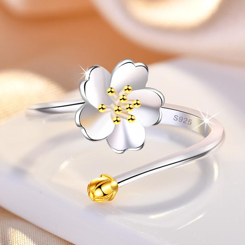 New 925 Silver Ring flowers for Women mens Wedding Jewelry Engagement Charm Party fashion Gift High Quality Ring resizable
New 925 Silver Ring flowers for Women mens Wedding Jewelry Engagement Charm Party fashion Gift High Quality Ring resizable