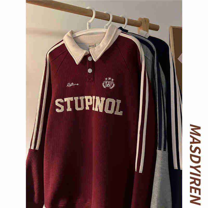 Men s Hong Kong Style Retro Polo Sweatshirt – Loose Fit, Long-Sleeved, American College Style for Spring & Autumn 2025 2XL (150-180 lbs)
Men s Hong Kong Style Retro Polo Sweatshirt – Loose Fit, Long-Sleeved, American College Style for Spring & Autumn 2025 2XL (150-180 lbs)