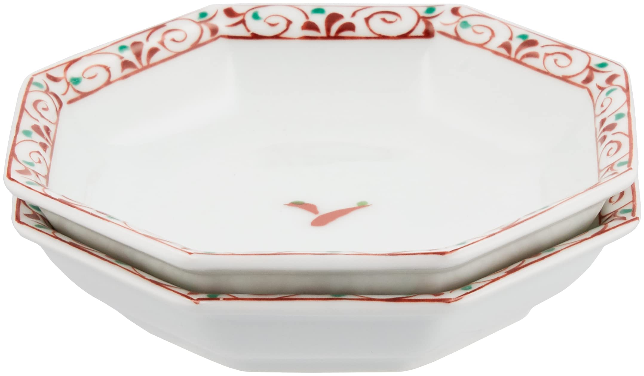 Ranchant Set of 2 Octagonal Small Plate Multi Nishiki Arabesque Arita Ware Made in Japan 1802-362265/9.8x9.8x2cm
Ranchant Set of 2 Octagonal Small Plate Multi Nishiki Arabesque Arita Ware Made in Japan 1802-362265/9.8x9.8x2cm