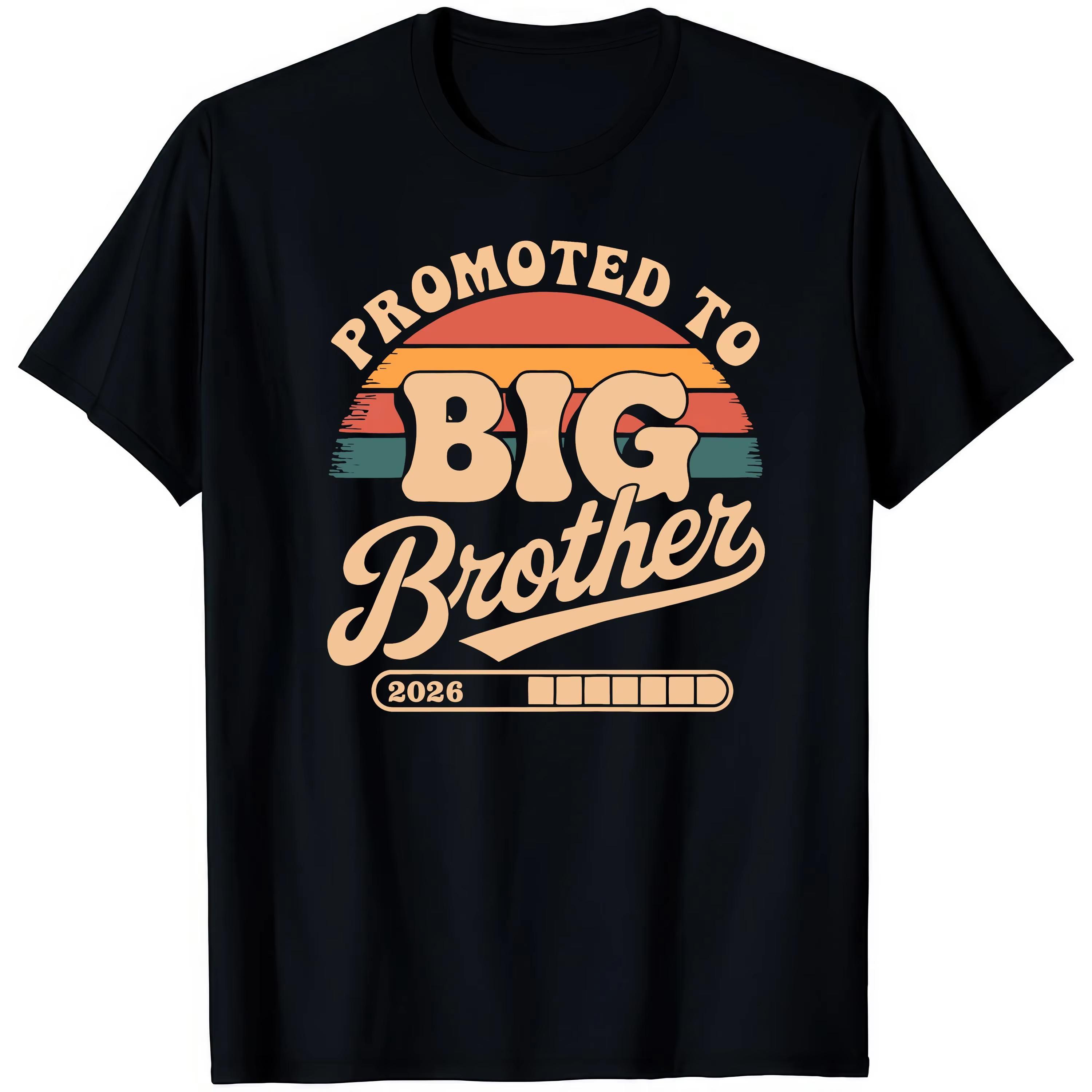 2026 Summer Style Promoted To Big Brother Men s T-shirt. Popular Fashion Round-neck Men s and Women s Matching Printed T-shir... S разноцветный
2026 Summer Style Promoted To Big Brother Men s T-shirt. Popular Fashion Round-neck Men s and Women s Matching Printed T-shir... S разноцветный