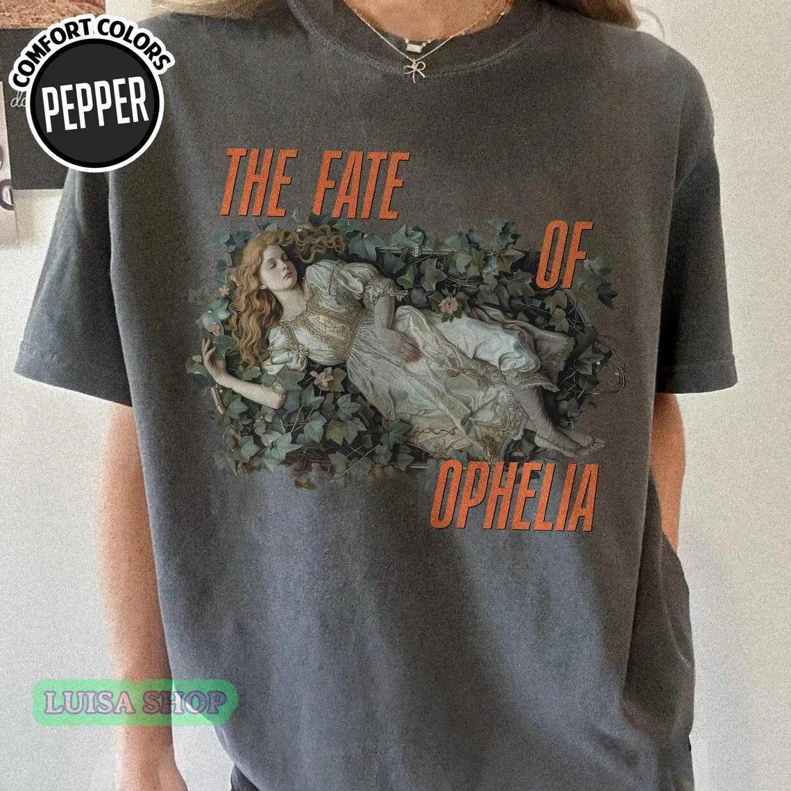 Retro Ophelias Fate Tshirt High School Musical Album Pattern Tshirt My High School Musical Era TS Style Pattern Tshirt S
Retro Ophelias Fate Tshirt High School Musical Album Pattern Tshirt My High School Musical Era TS Style Pattern Tshirt S