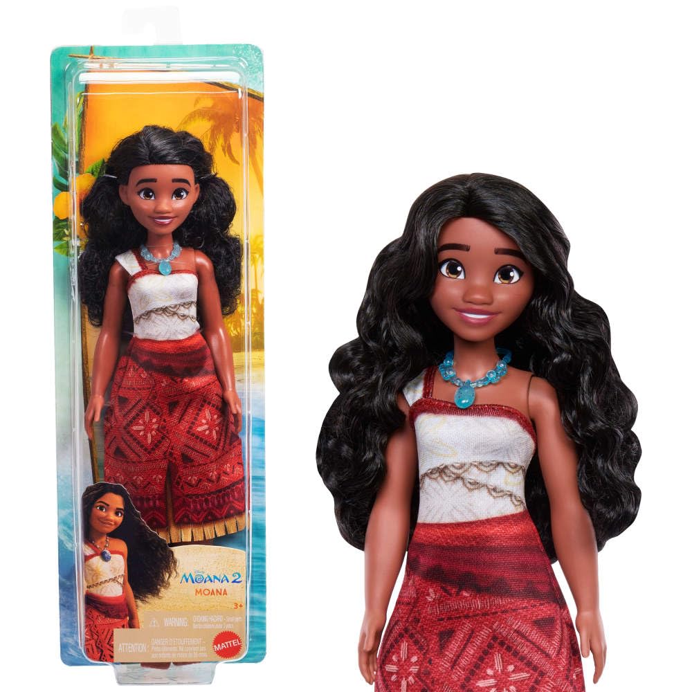 Mattel Disney Moana 2 Moana Fashion Doll with 2 Removable Necklace Inspired by the Movie Accessories, Outfit, & Anklet,
Mattel Disney Moana 2 Moana Fashion Doll with 2 Removable Necklace Inspired by the Movie Accessories, Outfit, & Anklet,