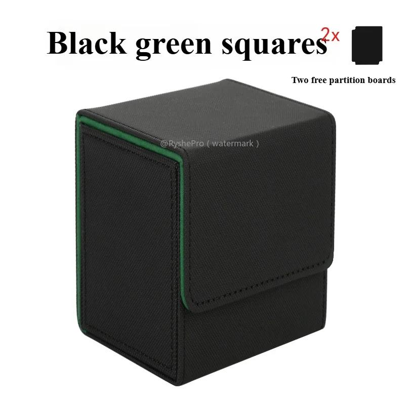 Коробка для колоды карт большого размера для более чем 100 карт в протекторах с 2 разделителями. Премиальный кожаный чехол для карт Trading Commander с колодой карт Mtg.
Коробка для колоды карт большого размера для более чем 100 карт в протекторах с 2 разделителями. Премиальный кожаный чехол для карт Trading Commander с колодой карт Mtg.