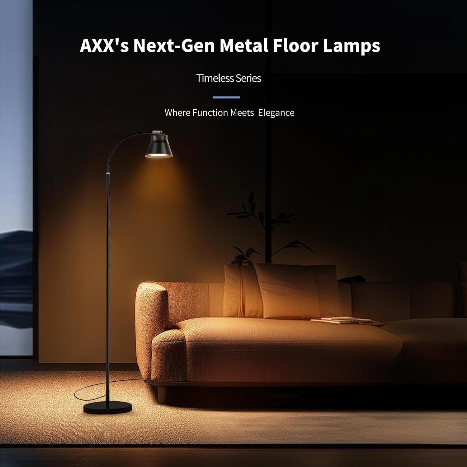 Flexible Gooseneck Floor Lamp, LED Dimmable Reading Light for Living Room, Small-Shade Metal, Black золотий
Flexible Gooseneck Floor Lamp, LED Dimmable Reading Light for Living Room, Small-Shade Metal, Black золотий