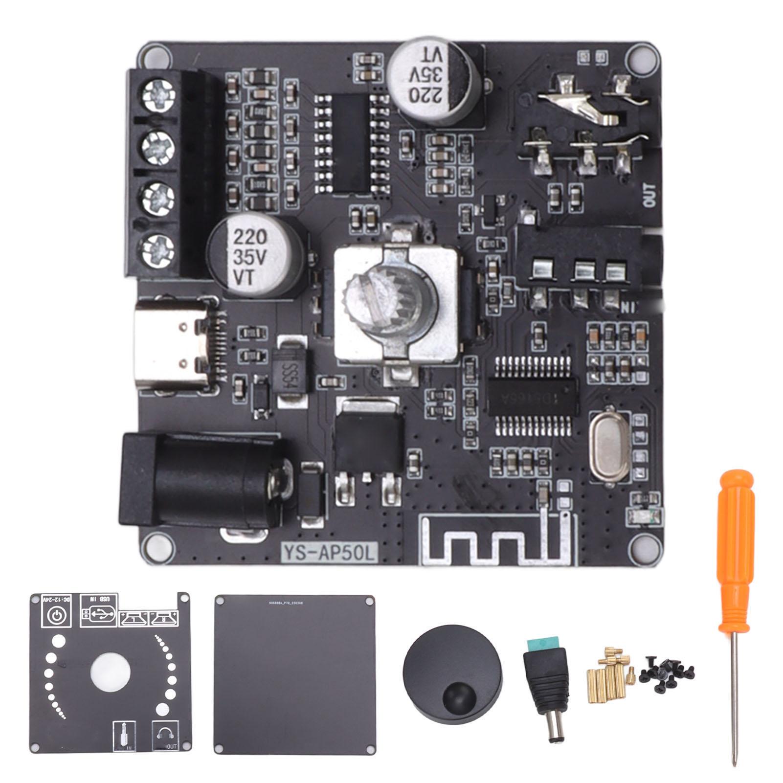 Bluetooth Amplifier Board High Power Dual Channel Stereo Digital Amplifier Module 2x50W DC1224V
Bluetooth Amplifier Board High Power Dual Channel Stereo Digital Amplifier Module 2x50W DC1224V