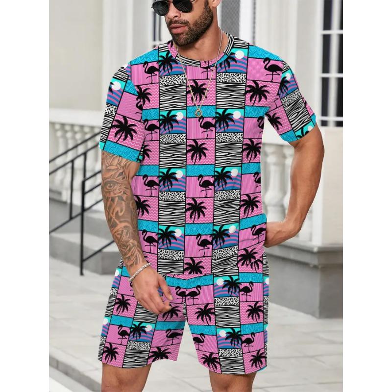 Летний комплект с круглым вырезом, 3D-принтом кокосовых пальм, модный и повседневный стиль для гавайского отпуска, шорты с коротким рукавом, мужская спортивная одежда 6XL
Летний комплект с круглым вырезом, 3D-принтом кокосовых пальм, модный и повседневный стиль для гавайского отпуска, шорты с коротким рукавом, мужская спортивная одежда 6XL