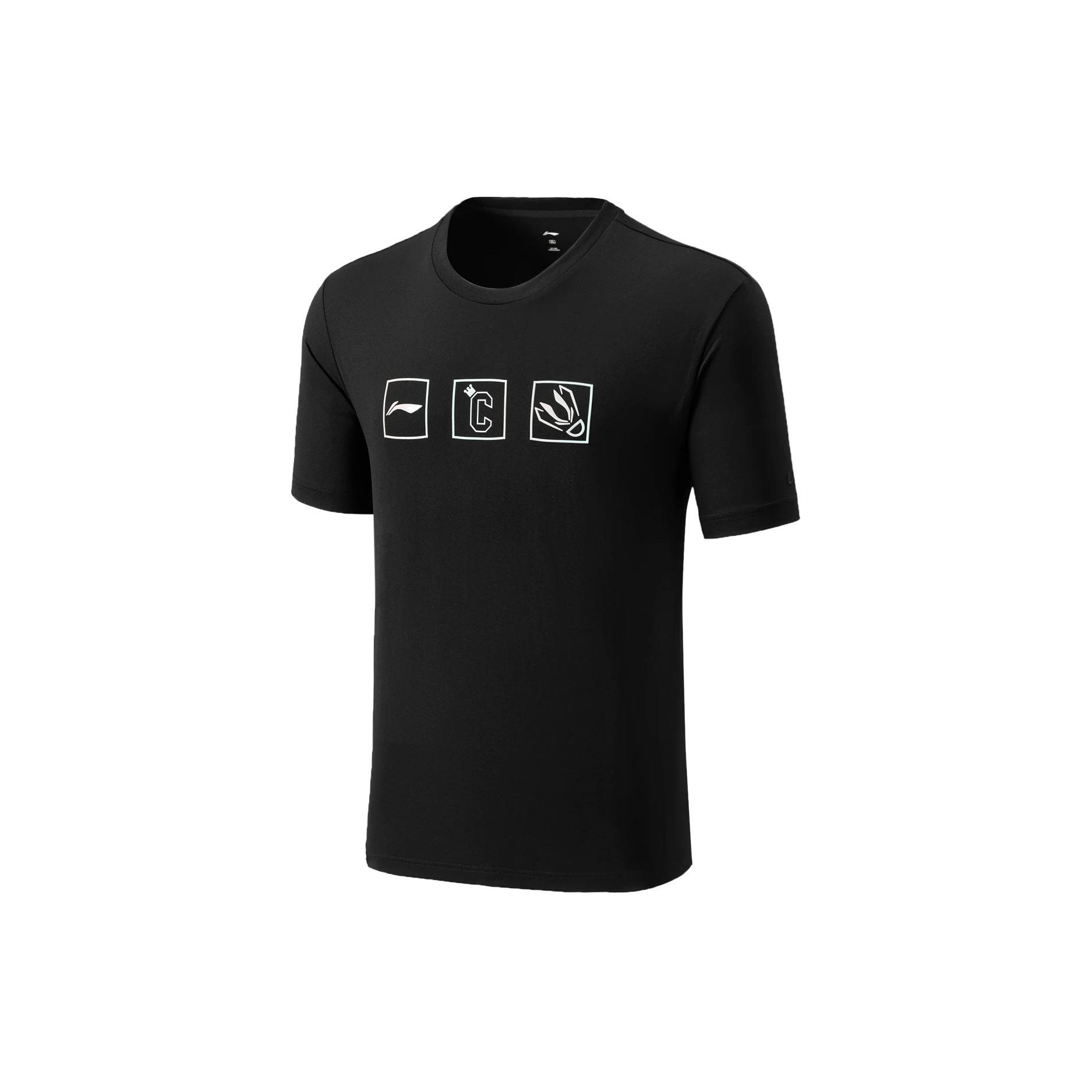 Li Ning Badminton Series Printed Round Neck Quick-Dry Pullover Short Sleeve T-Shirt Unisex Tops Black AHSTB23-1 M
Li Ning Badminton Series Printed Round Neck Quick-Dry Pullover Short Sleeve T-Shirt Unisex Tops Black AHSTB23-1 M