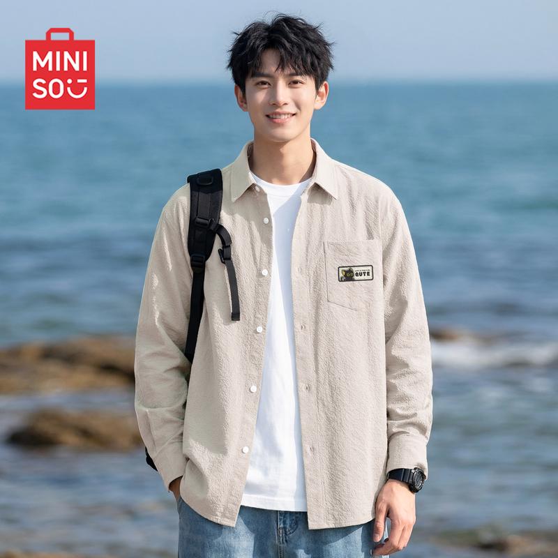 MINISO Men s Loose Fit Casual Long Sleeve Shirt 4XL
MINISO Men s Loose Fit Casual Long Sleeve Shirt 4XL