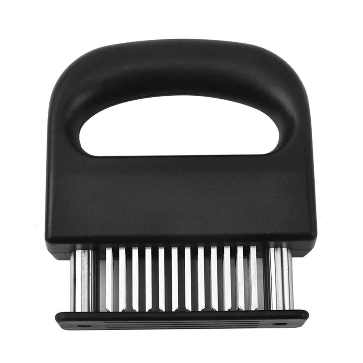 Мясорубка с 48 острыми игольчатыми лезвиями из нержавеющей стали, кухонный инструмент для размягчения говядины, свинины, индейки, рыбы
Мясорубка с 48 острыми игольчатыми лезвиями из нержавеющей стали, кухонный инструмент для размягчения говядины, свинины, индейки, рыбы