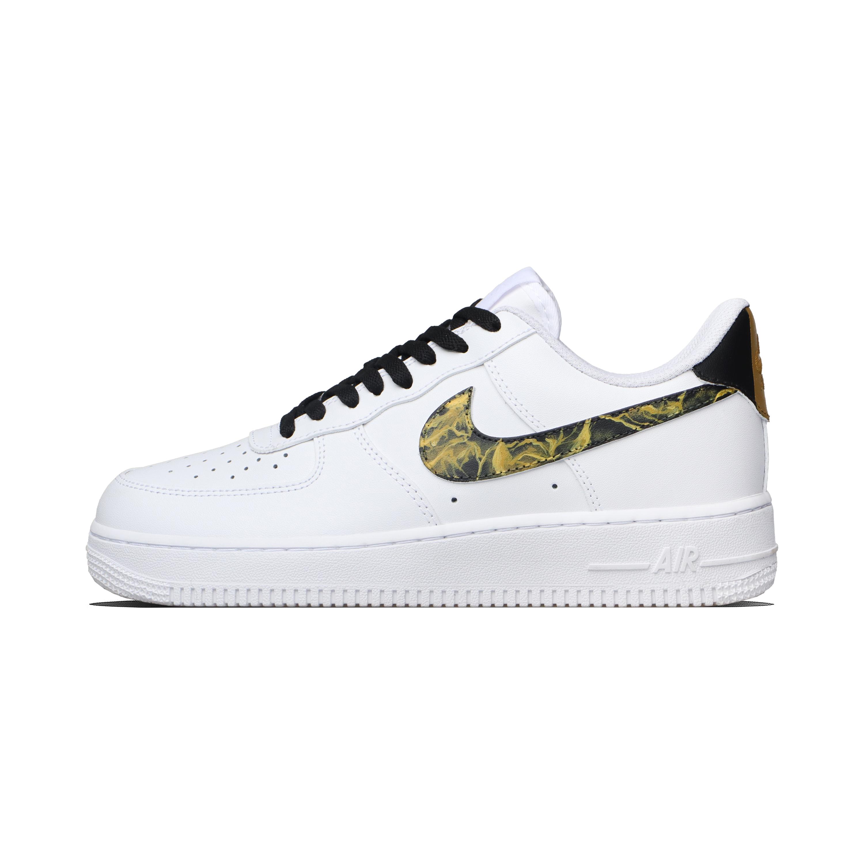 Nike Air Force 1 Ink Gold Crackle Cow Leather Abrasion Resistant Low top Skateboard Shoes Unisex Gold CW2288-111(Team1171-) 40
Nike Air Force 1 Ink Gold Crackle Cow Leather Abrasion Resistant Low top Skateboard Shoes Unisex Gold CW2288-111(Team1171-) 40