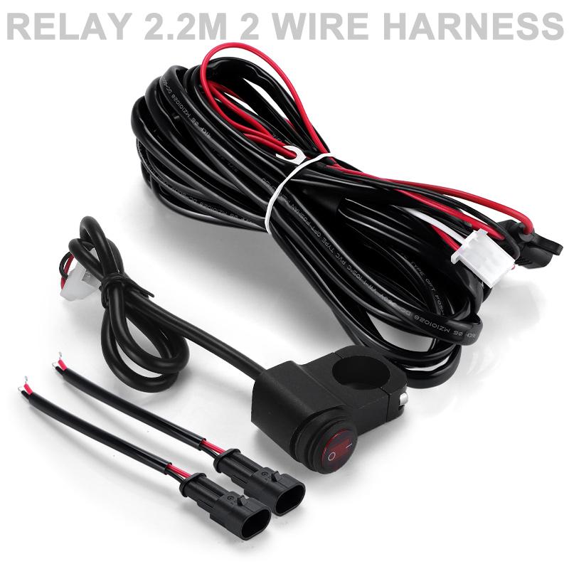 12V 1.6M/2.2M Motorcycle Wiring Relay Harness Switch For LED Spotlight Fog Light With Fuse Electric On Off Switch Cable 2 Wires 2.2M-2 Wires
12V 1.6M/2.2M Motorcycle Wiring Relay Harness Switch For LED Spotlight Fog Light With Fuse Electric On Off Switch Cable 2 Wires 2.2M-2 Wires