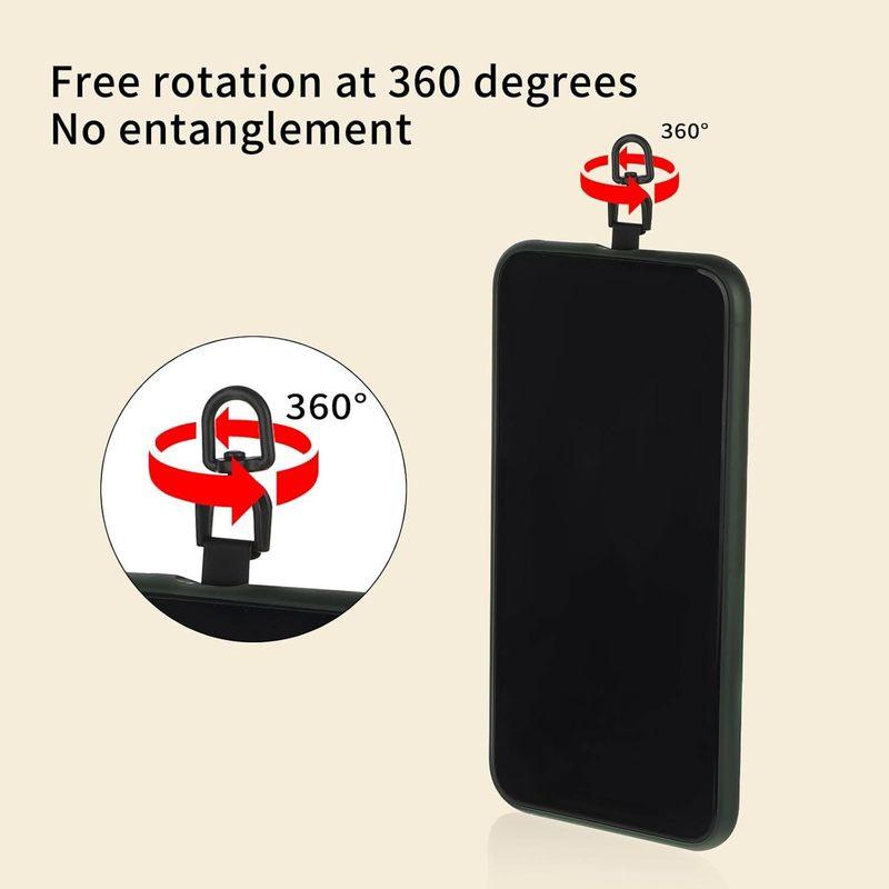 1-4Pcs Phone Tether Tab Rotatable 360° Phone Lanyard Patch Universal Cell Phone Lanyard Patch for Phone Strap Full Phone Cases 1Pc Golden
1-4Pcs Phone Tether Tab Rotatable 360° Phone Lanyard Patch Universal Cell Phone Lanyard Patch for Phone Strap Full Phone Cases 1Pc Golden