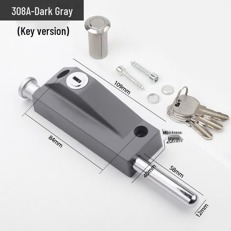 Aokewen 308A Rotating Floor Bolt Lock for Framed Doors
Aokewen 308A Rotating Floor Bolt Lock for Framed Doors