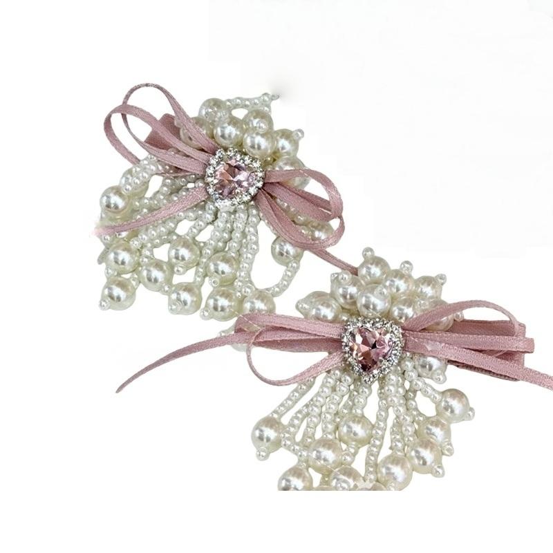 2Pcs Exquisite Gift For Friends Sweet Pink/Blue Ribbon Pearl Beaded Tassel Hair Clips Versatile For Hairstyles/Attire/Photo Prop розовый
2Pcs Exquisite Gift For Friends Sweet Pink/Blue Ribbon Pearl Beaded Tassel Hair Clips Versatile For Hairstyles/Attire/Photo Prop розовый