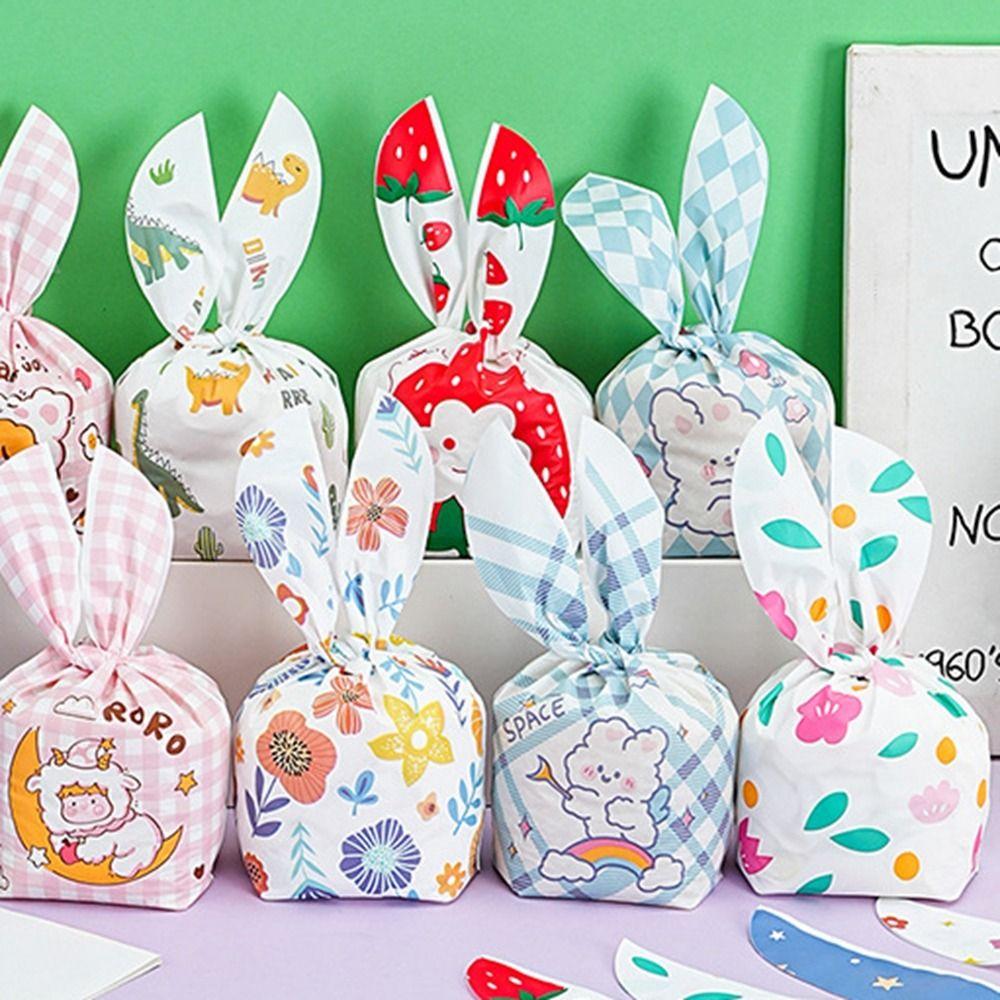 50Pcs Cartoon Rabbit Ear Candy Bags Plastic Cookie Packaging Bags Candy Gift Bags Festive Style 2
50Pcs Cartoon Rabbit Ear Candy Bags Plastic Cookie Packaging Bags Candy Gift Bags Festive Style 2