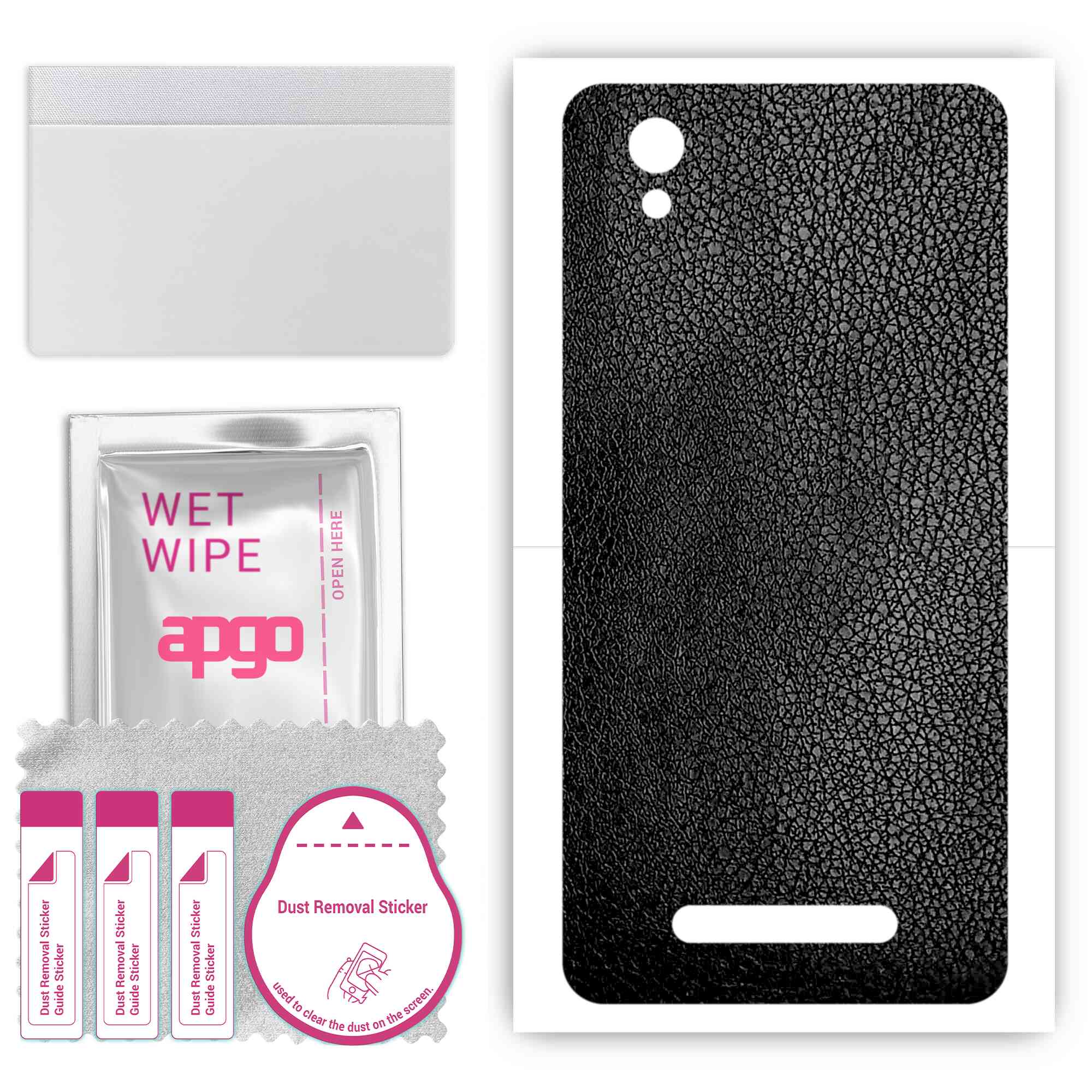 Apgo Protective Skin Sticker для задньої панелі сумісний з ZTE Blade A5 (2019 р), Плівка, фольга, вініл – чорна шкіра з візерунком
Apgo Protective Skin Sticker для задньої панелі сумісний з ZTE Blade A5 (2019 р), Плівка, фольга, вініл – чорна шкіра з візерунком