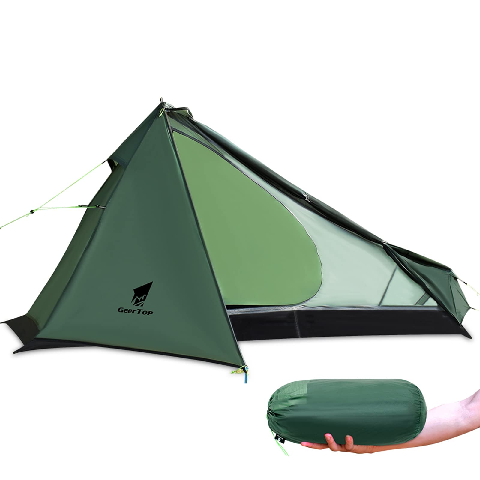 Палатка для рыбалки Geer Top 1 Person Solo One Pole Ultra Easy to Set Water Pressure Resistance Front Chamber 20D, легкая, 900 г, компактная, зелёный
Палатка для рыбалки Geer Top 1 Person Solo One Pole Ultra Easy to Set Water Pressure Resistance Front Chamber 20D, легкая, 900 г, компактная, зелёный