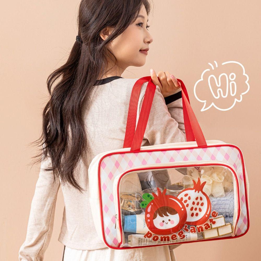 Cartoon Transparent Fitness Bag Large Capacity Beach Handbag Outdoor Sports Bag Travel синій
Cartoon Transparent Fitness Bag Large Capacity Beach Handbag Outdoor Sports Bag Travel синій