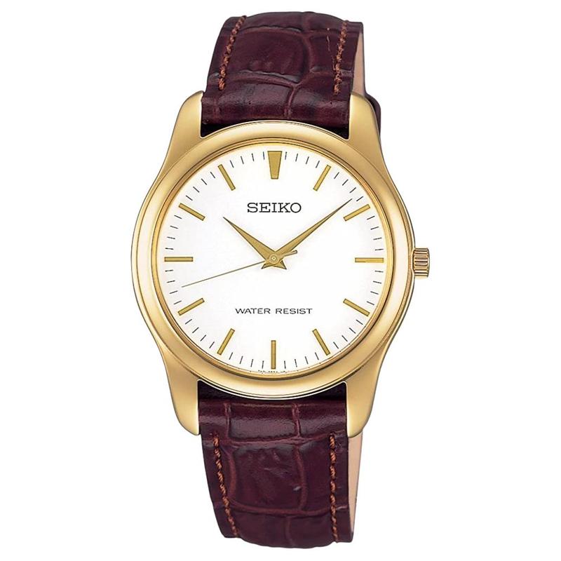 SEIKO Spirit Series 30 Meter Waterproof Quartz Leather Strap 35mm Men s Watch White Dial SCXP032
SEIKO Spirit Series 30 Meter Waterproof Quartz Leather Strap 35mm Men s Watch White Dial SCXP032