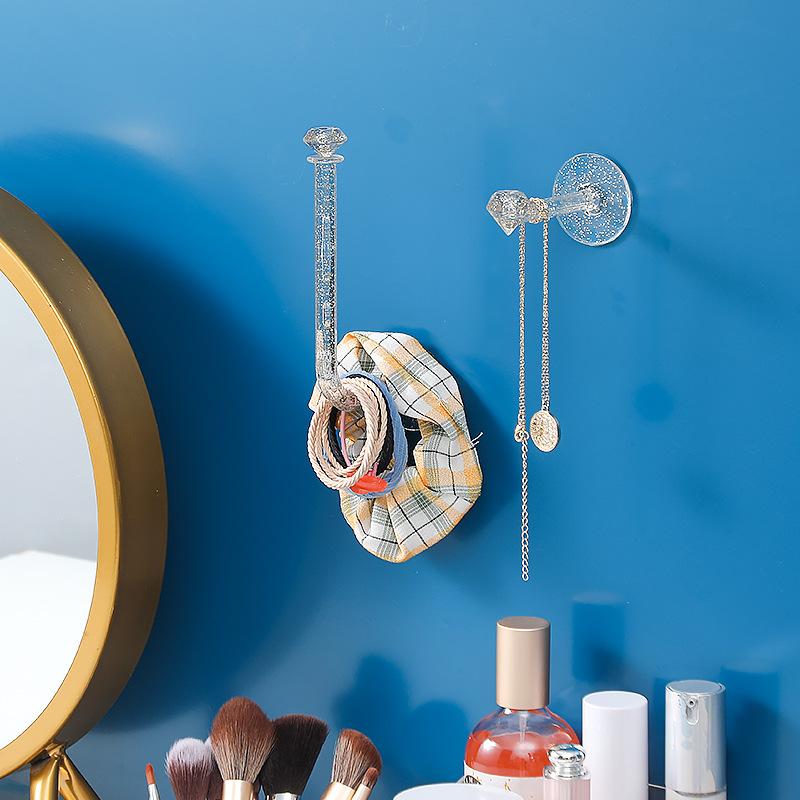 2PC Clear Crystal Wall Hair Rope Holder Rack Multi-purpose Jewelry Necklace Bracelet Organizer Stand Wall Key Cloth Bag Hanger Hook 2PC
2PC Clear Crystal Wall Hair Rope Holder Rack Multi-purpose Jewelry Necklace Bracelet Organizer Stand Wall Key Cloth Bag Hanger Hook 2PC