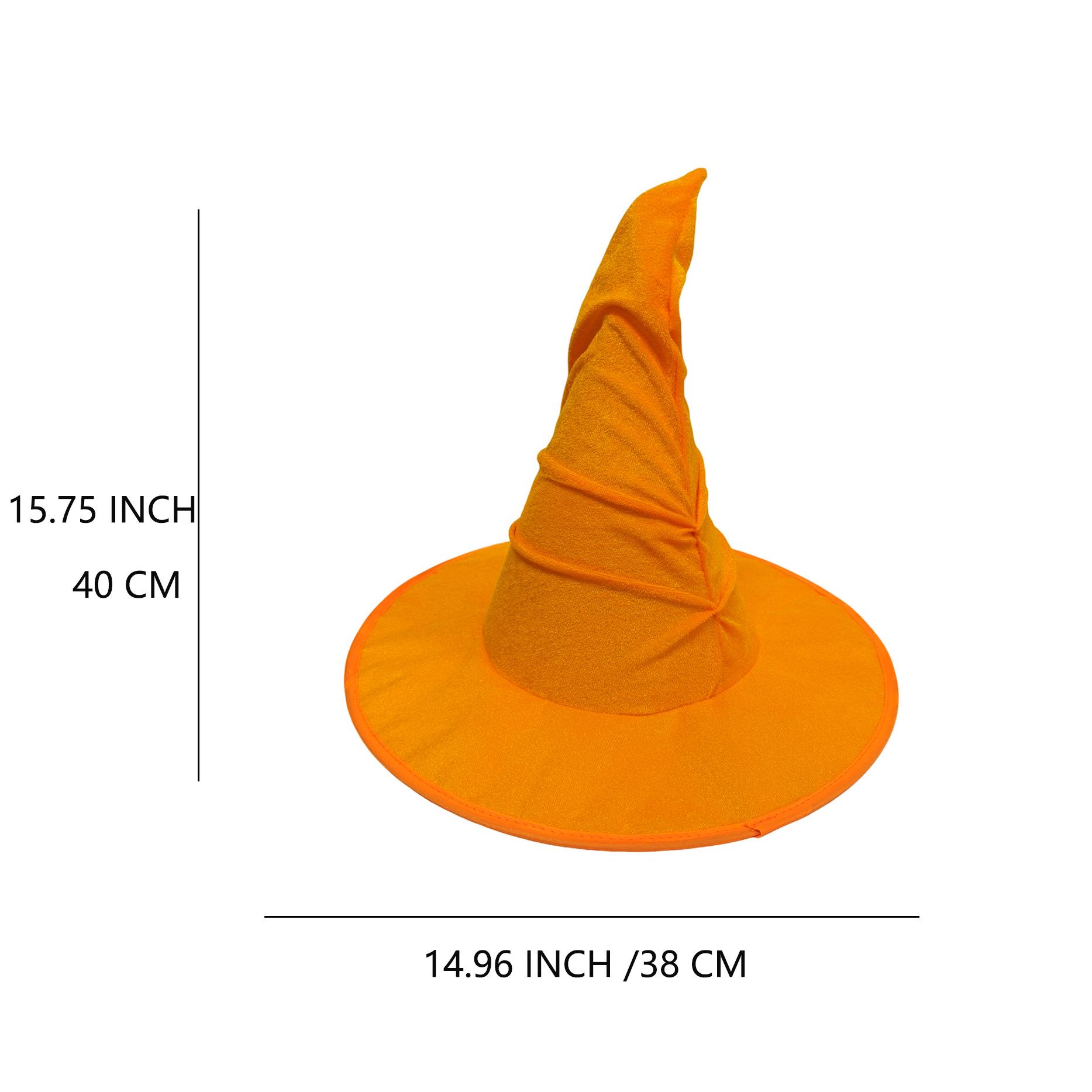 Halloween Witch Hat: Bad Magic Costume Makeup, Pleated Hair Accessory, Christmas Hat Pleated Velvet Witch Hat помаранчевий
Halloween Witch Hat: Bad Magic Costume Makeup, Pleated Hair Accessory, Christmas Hat Pleated Velvet Witch Hat помаранчевий