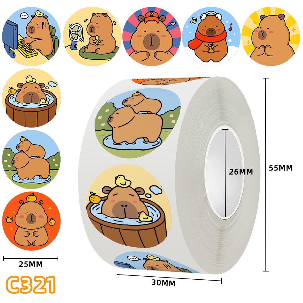 Capybara Cartoon Anime Sticker Tape for Journal Decoration 2.5 CM
Capybara Cartoon Anime Sticker Tape for Journal Decoration 2.5 CM