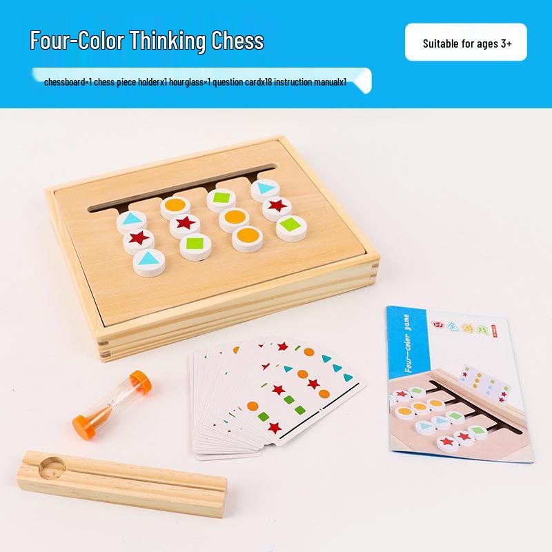 Четырехцветные логические шахматы: Развивающая игра-пазл для взаимодействия родителей и детей
Четырехцветные логические шахматы: Развивающая игра-пазл для взаимодействия родителей и детей