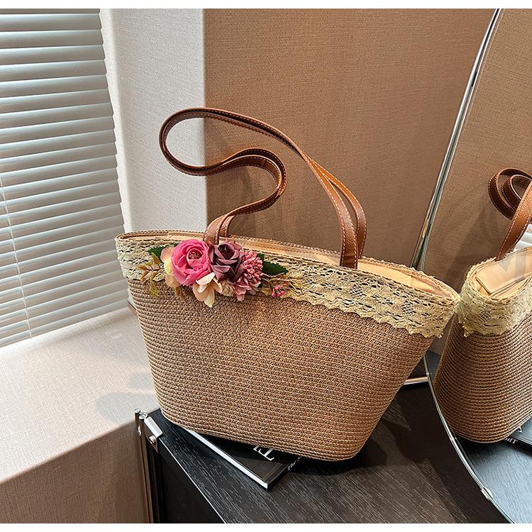 Large capacity bag women s spring and summer new versatile shoulder woven straw bag leisure seaside vacation beach bag бежевый
Large capacity bag women s spring and summer new versatile shoulder woven straw bag leisure seaside vacation beach bag бежевый