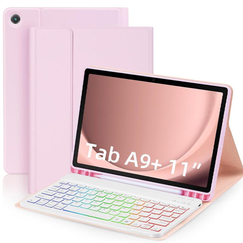 Samsung A9 Plus Bluetooth Keyboard Case X210/X216/X218: RGB Backlit Keyboard & Mouse Protective Cover Tab A9+ / A11+ 11 inches
Samsung A9 Plus Bluetooth Keyboard Case X210/X216/X218: RGB Backlit Keyboard & Mouse Protective Cover Tab A9+ / A11+ 11 inches