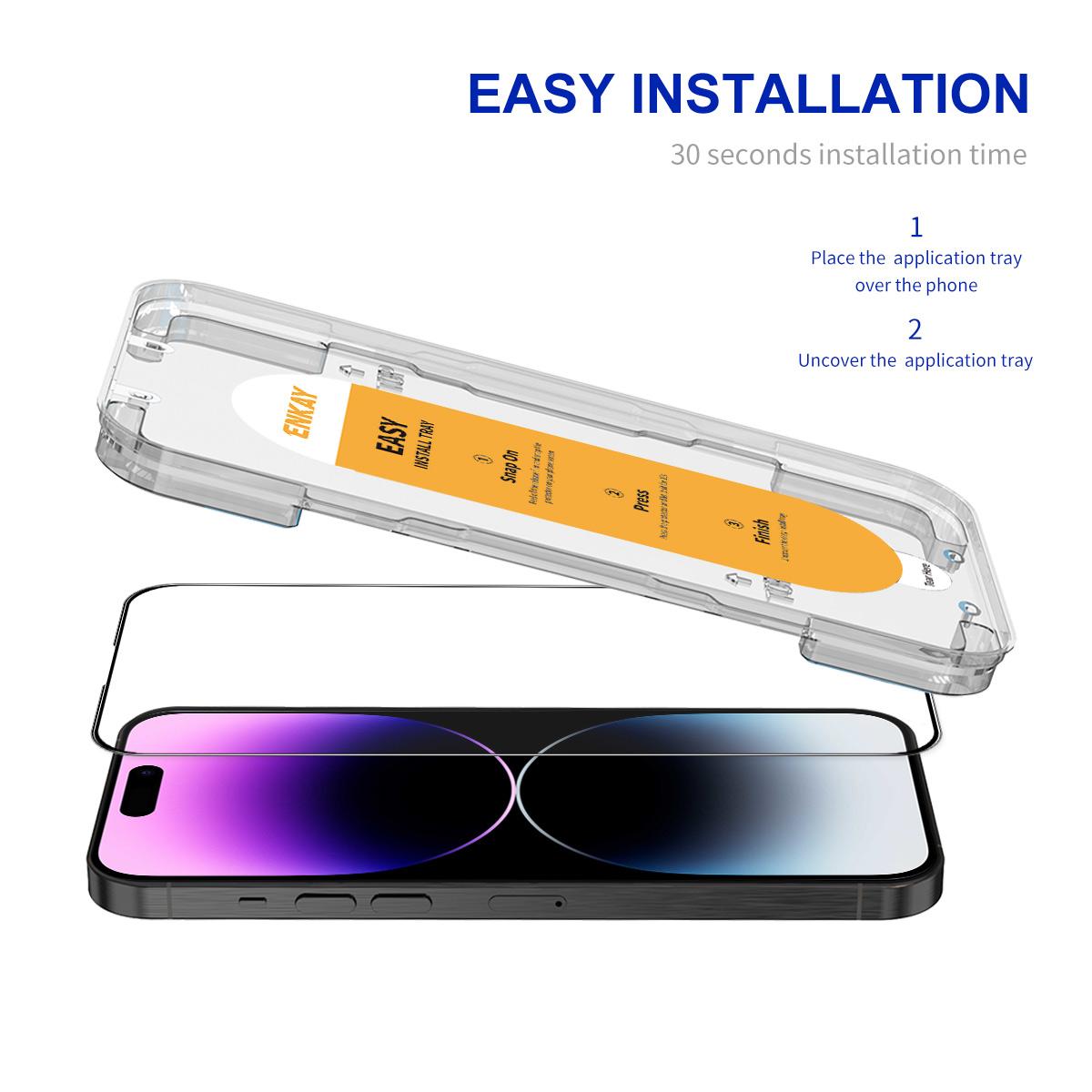 ENKAY HAT PRINCE Full Glue Screen Protector for iPhone 14 Pro Film Silk Printing As Shown A
ENKAY HAT PRINCE Full Glue Screen Protector for iPhone 14 Pro Film Silk Printing As Shown A