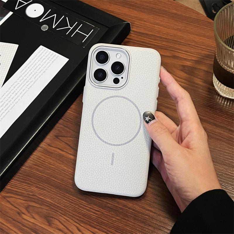 Роскошный чехол MagSafe Lychee Leather для iPhone 16 Pro Max/15/14 Plus/13/12/11 Pro | Беспроводная зарядка и защита от падений iPhone 16 Pro белый
Роскошный чехол MagSafe Lychee Leather для iPhone 16 Pro Max/15/14 Plus/13/12/11 Pro | Беспроводная зарядка и защита от падений iPhone 16 Pro белый