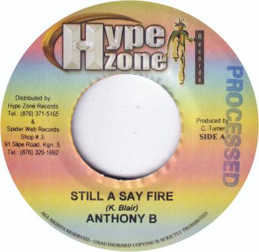 7inch Record ANTHONY B - Still A Say Fire NONE Hype Zone Recor Jamaica Reggae, Ska & Dub Used
7inch Record ANTHONY B - Still A Say Fire NONE Hype Zone Recor Jamaica Reggae, Ska & Dub Used