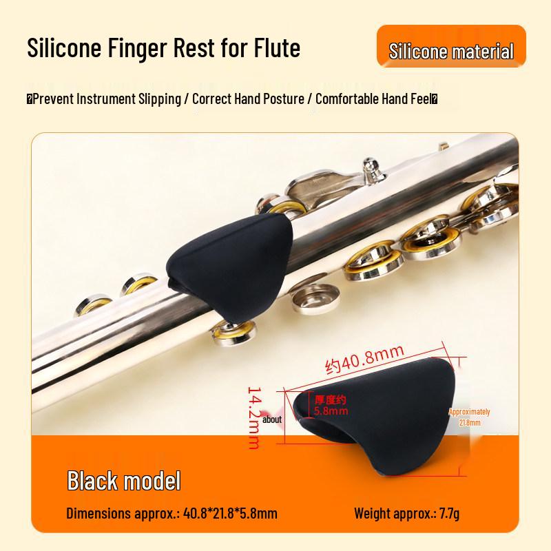 Silicone Non-Slip Hand Rest for Left-Handed Flute Playing - Child s Hand Shape Correction чорний
Silicone Non-Slip Hand Rest for Left-Handed Flute Playing - Child s Hand Shape Correction чорний