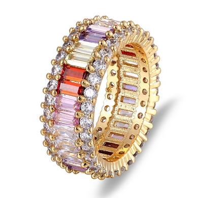 Nidin Top Quality Rainbow Cubic Zirconia CZ Ring For Women Girls Fashion Engagement Wedding Band Charm Party Jewelry Gift 6
Nidin Top Quality Rainbow Cubic Zirconia CZ Ring For Women Girls Fashion Engagement Wedding Band Charm Party Jewelry Gift 6
