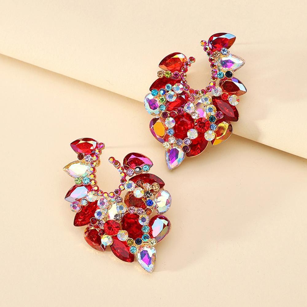 Elegant Cute Charm Shiny Colorful Glass Decor Wedding Party Jewelry Luxury Quality Ear Accessories Stud Earrings For Women Gift красный
Elegant Cute Charm Shiny Colorful Glass Decor Wedding Party Jewelry Luxury Quality Ear Accessories Stud Earrings For Women Gift красный