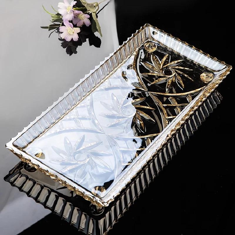 Crystal Glass Fruit Bowl Large Thick Tray Home Living Room Glass Fruit Bowl Dessert Snacks Display Plate Table Decoration
Crystal Glass Fruit Bowl Large Thick Tray Home Living Room Glass Fruit Bowl Dessert Snacks Display Plate Table Decoration