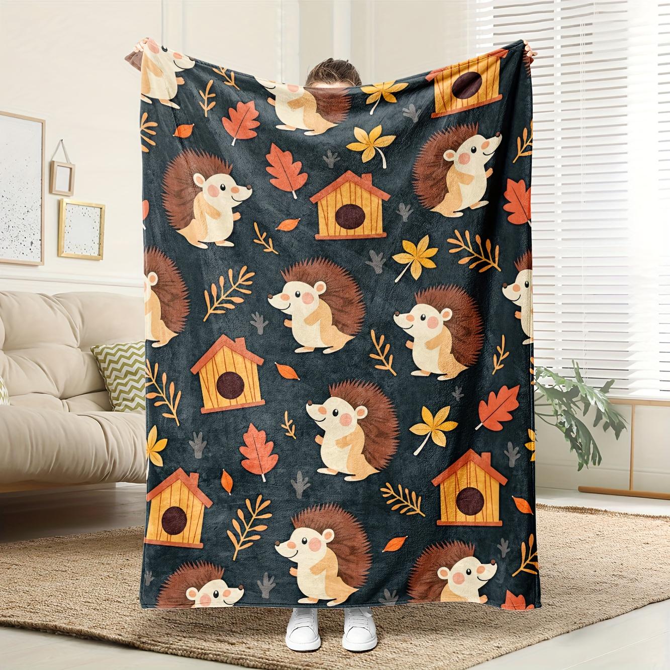 Mole and Autumn Leaf Design Patterns Flannel printed blanket suitable for all seasons suitable for living office sofa and travel 75x100cm
Mole and Autumn Leaf Design Patterns Flannel printed blanket suitable for all seasons suitable for living office sofa and travel 75x100cm