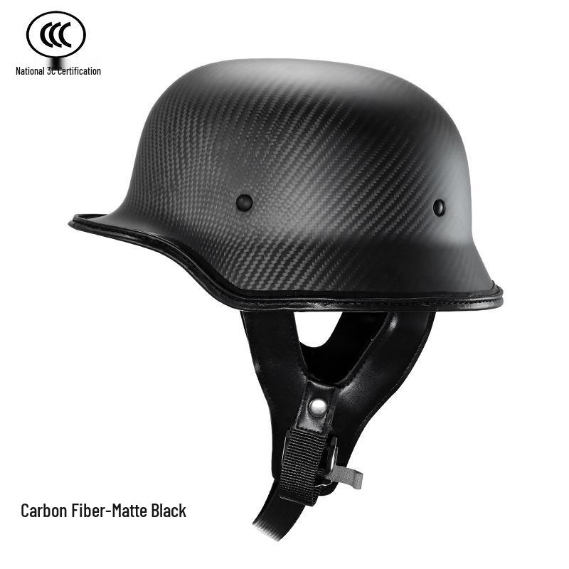 Ретро Мотоциклетный Полушлем из Углеволокна с Сертификацией 3C - Стиль Круизер Немецкий Солдат XL
Ретро Мотоциклетный Полушлем из Углеволокна с Сертификацией 3C - Стиль Круизер Немецкий Солдат XL