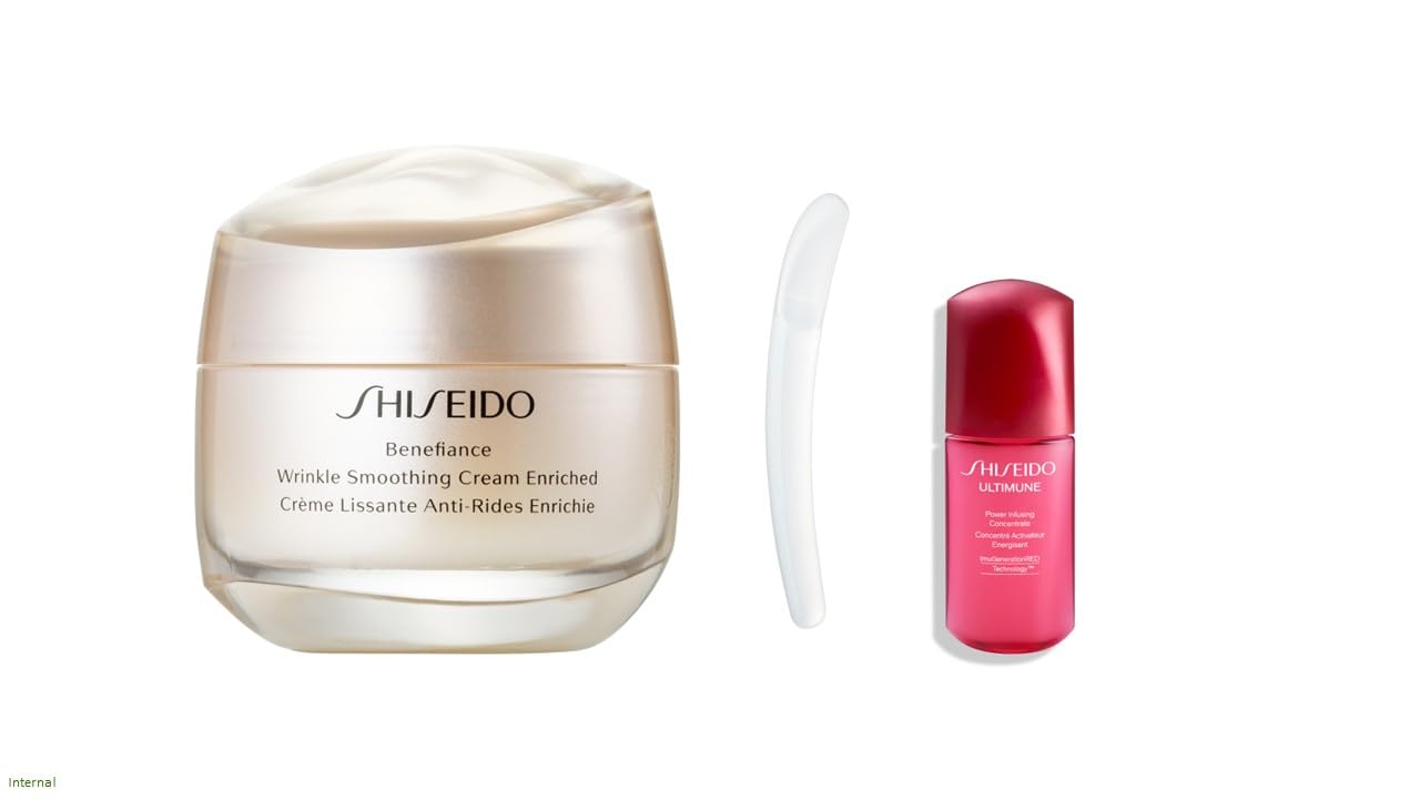 Набор увлажняющих средств SHISEIDO Selectable Moisturizer Cream Wrinkle Smoothing Cream Enriched Включает крем небольшого размера, сыворотку 10 мл, цветочный зеленый аромат, сухость мелких морщин
Набор увлажняющих средств SHISEIDO Selectable Moisturizer Cream Wrinkle Smoothing Cream Enriched Включает крем небольшого размера, сыворотку 10 мл, цветочный зеленый аромат, сухость мелких морщин