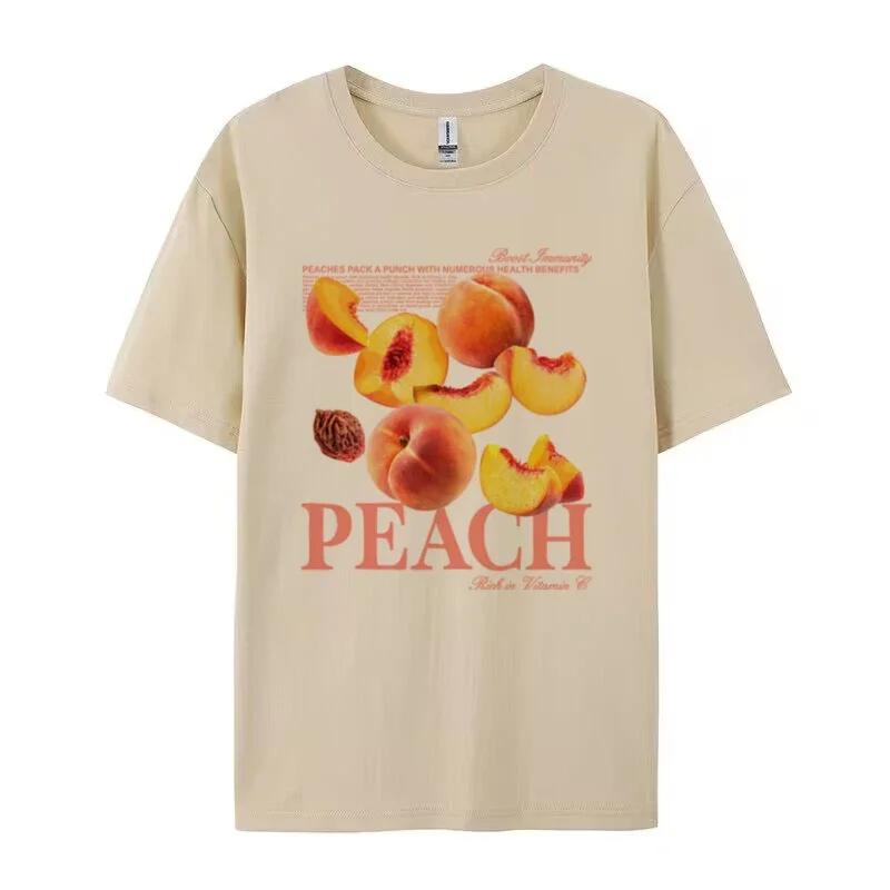 Summer Hippie Cute Fruit Graphic Tees Vintage Peach Printed TShirts for Women Loose Short Sleeve Retro Aesthetic Fashion Tops 2XL
Summer Hippie Cute Fruit Graphic Tees Vintage Peach Printed TShirts for Women Loose Short Sleeve Retro Aesthetic Fashion Tops 2XL