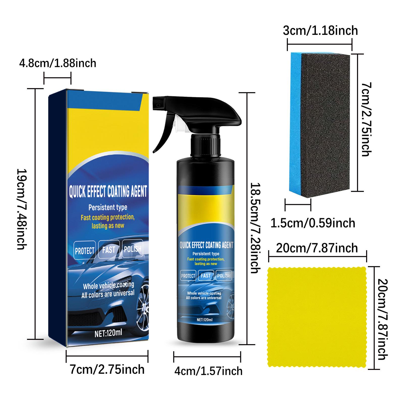 120ml Car Plastic Restoration Coating Agent Multi-purpose Waterless Car Wash Cleaning Tool Suitable for Car Detailing Cleaning
120ml Car Plastic Restoration Coating Agent Multi-purpose Waterless Car Wash Cleaning Tool Suitable for Car Detailing Cleaning